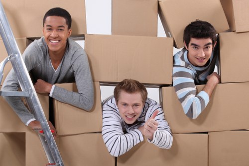Renovation belongings placed in short-term storage in Edenpark